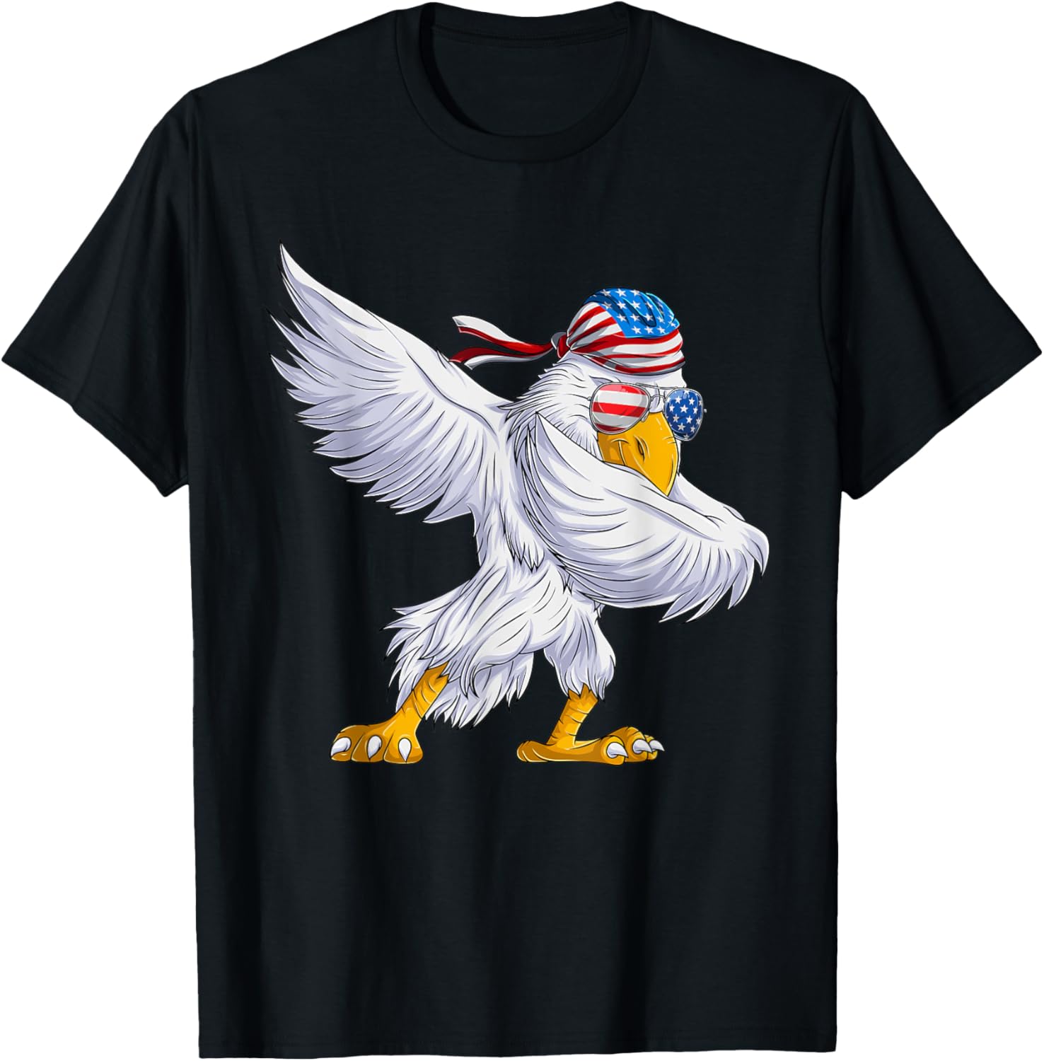 American Dabbing Eagle Shirts, USA Flag Patriotic Men Boys