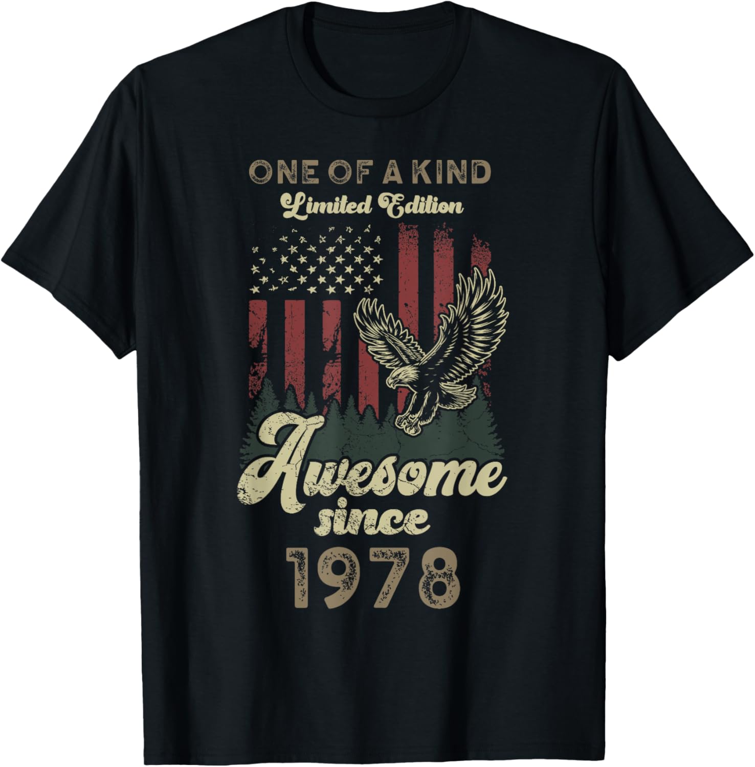 1978 American Flag Eagle 47th Birthday Patriotic