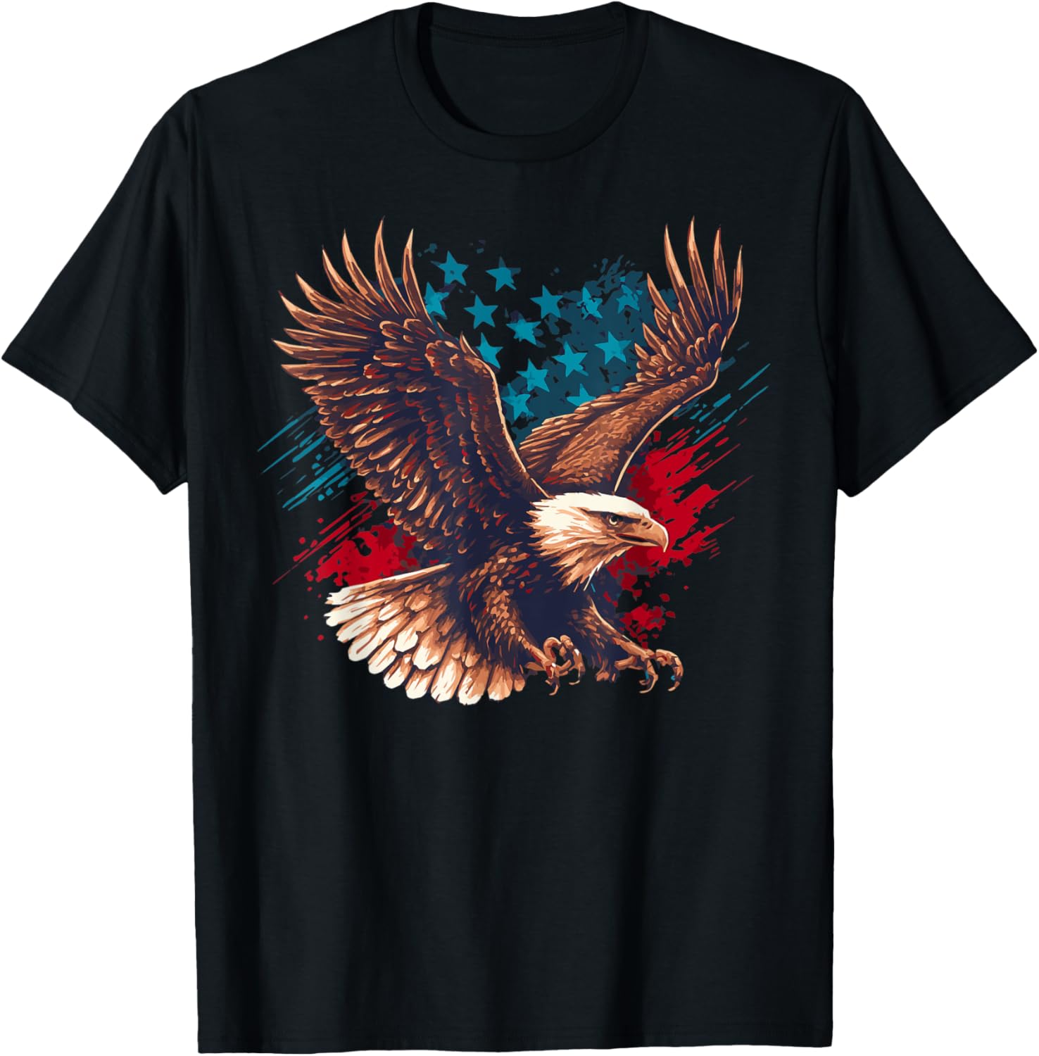 Awesome Bald Eagle USA American Flag America Pride