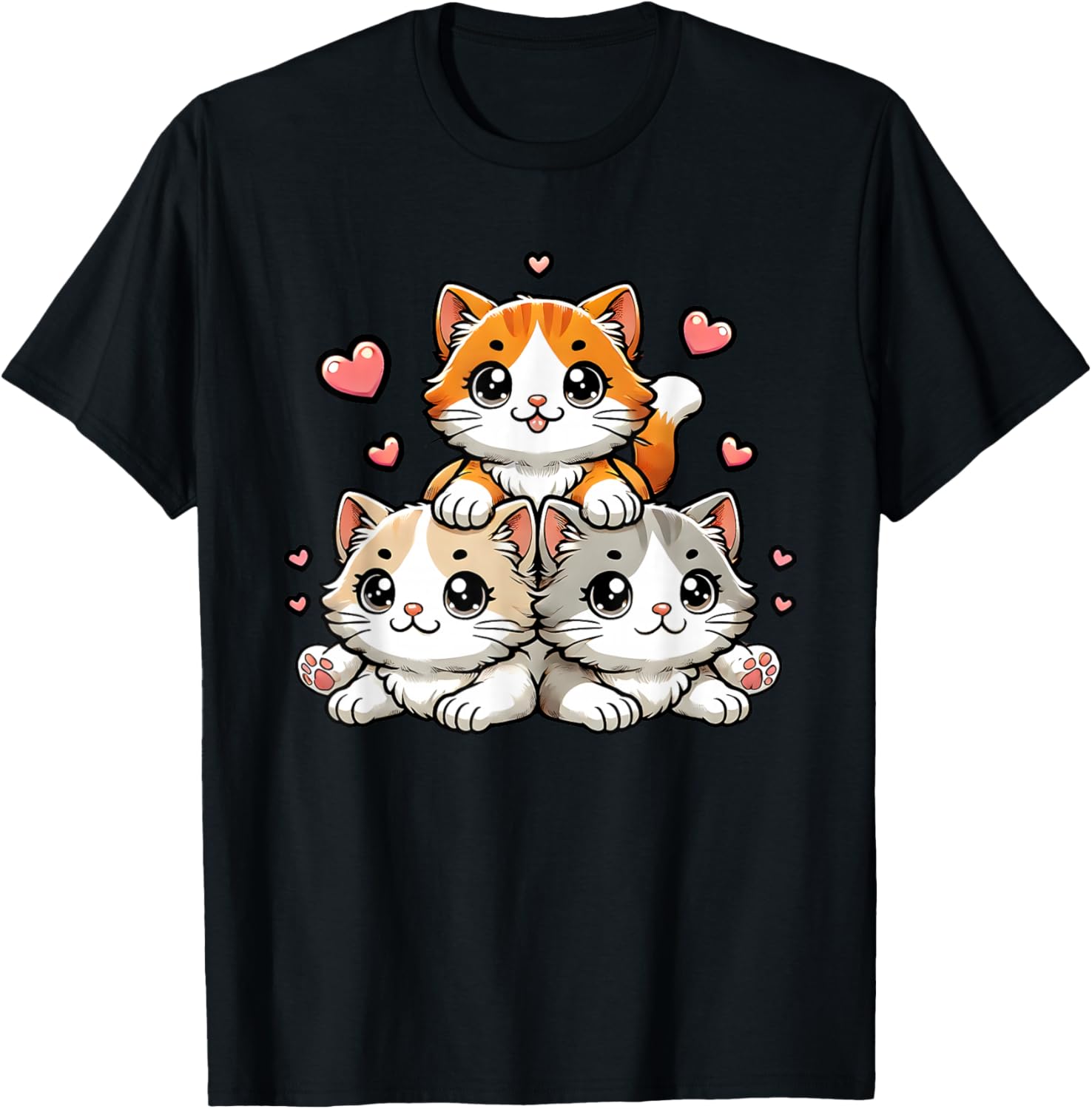 Cute Kawaii Cats Neko Funny Kitten Cat Lover Gift Women Girl