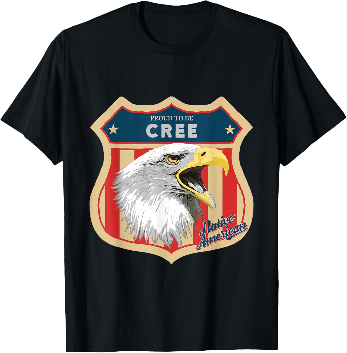 Cree Tribe Native American Indian Proud Respect Eagle