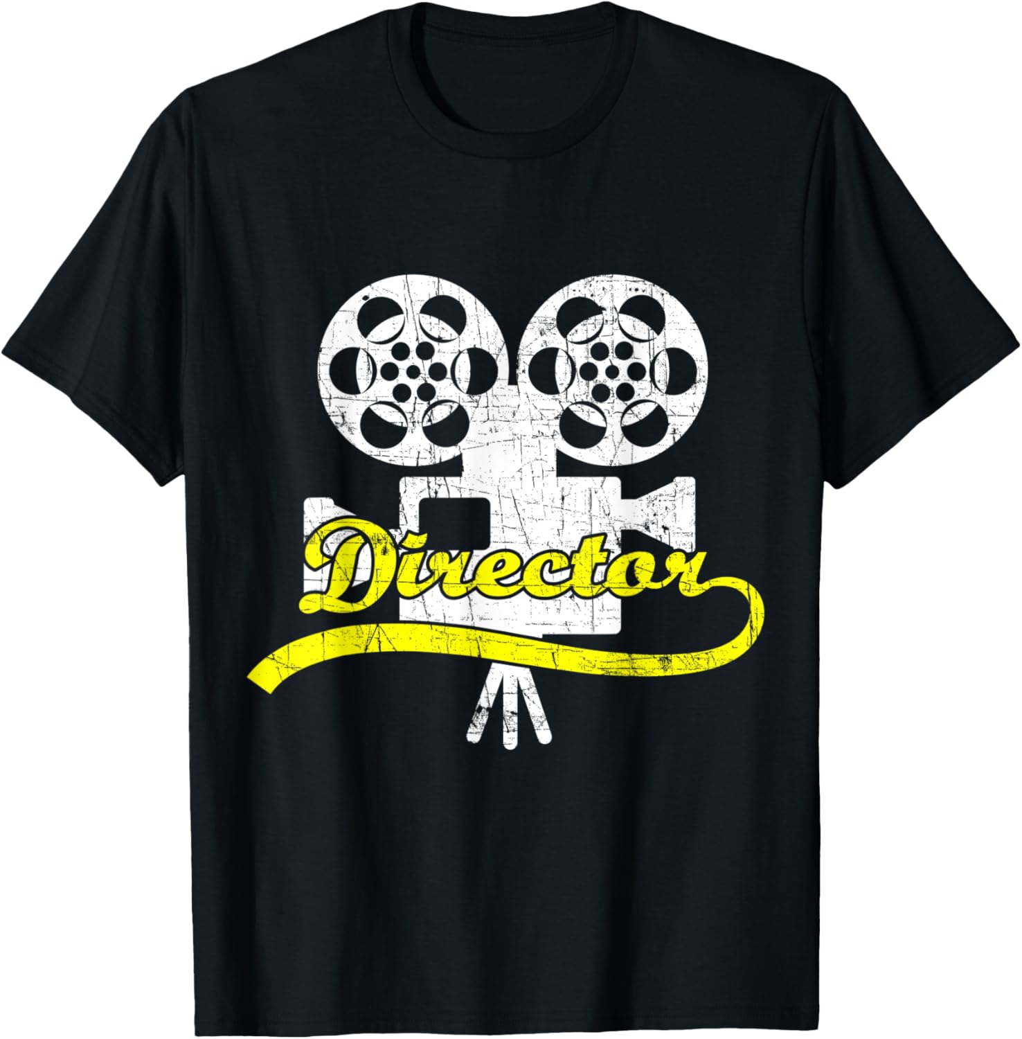 Director professional name distressed design filmmaker