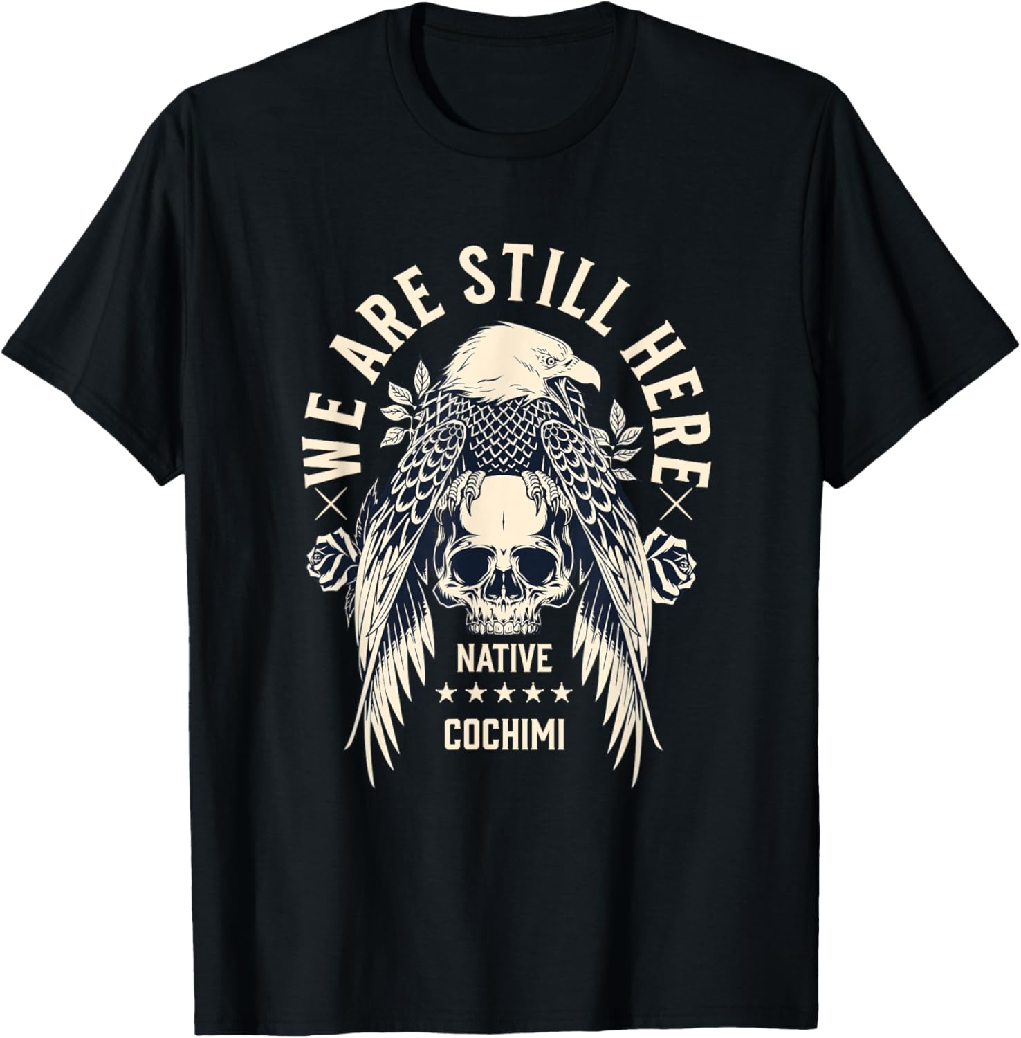 Cochimi Tribe We Are Here Native Indian Skull Eagle
