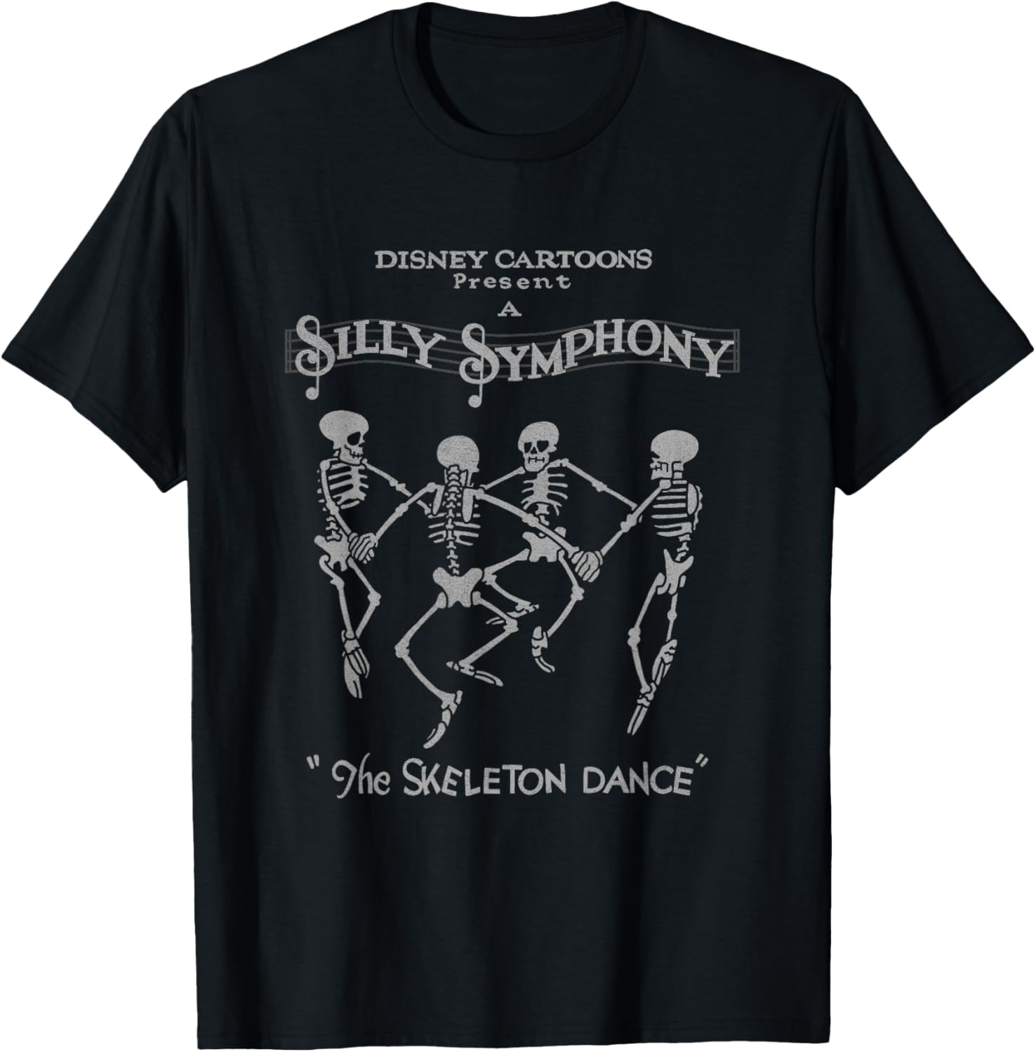 Disney Silly Symphonies The Skeleton Dance Vintage Logo