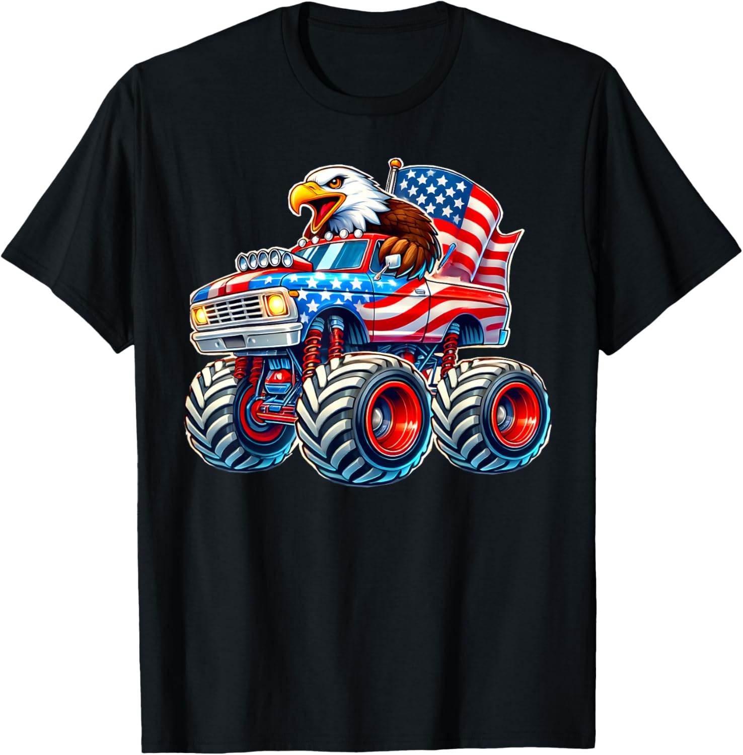 4th of July Shirts Boys American Flag Eagle USA Kids