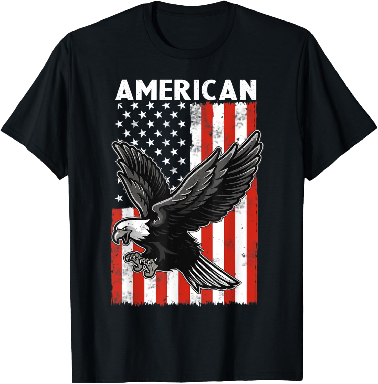 Beautiful Flying American Bald Eagle Mullet 4th Of July