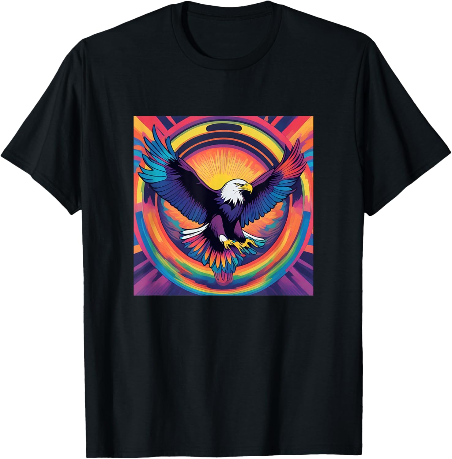 American Bald Eagle Groovy Bright