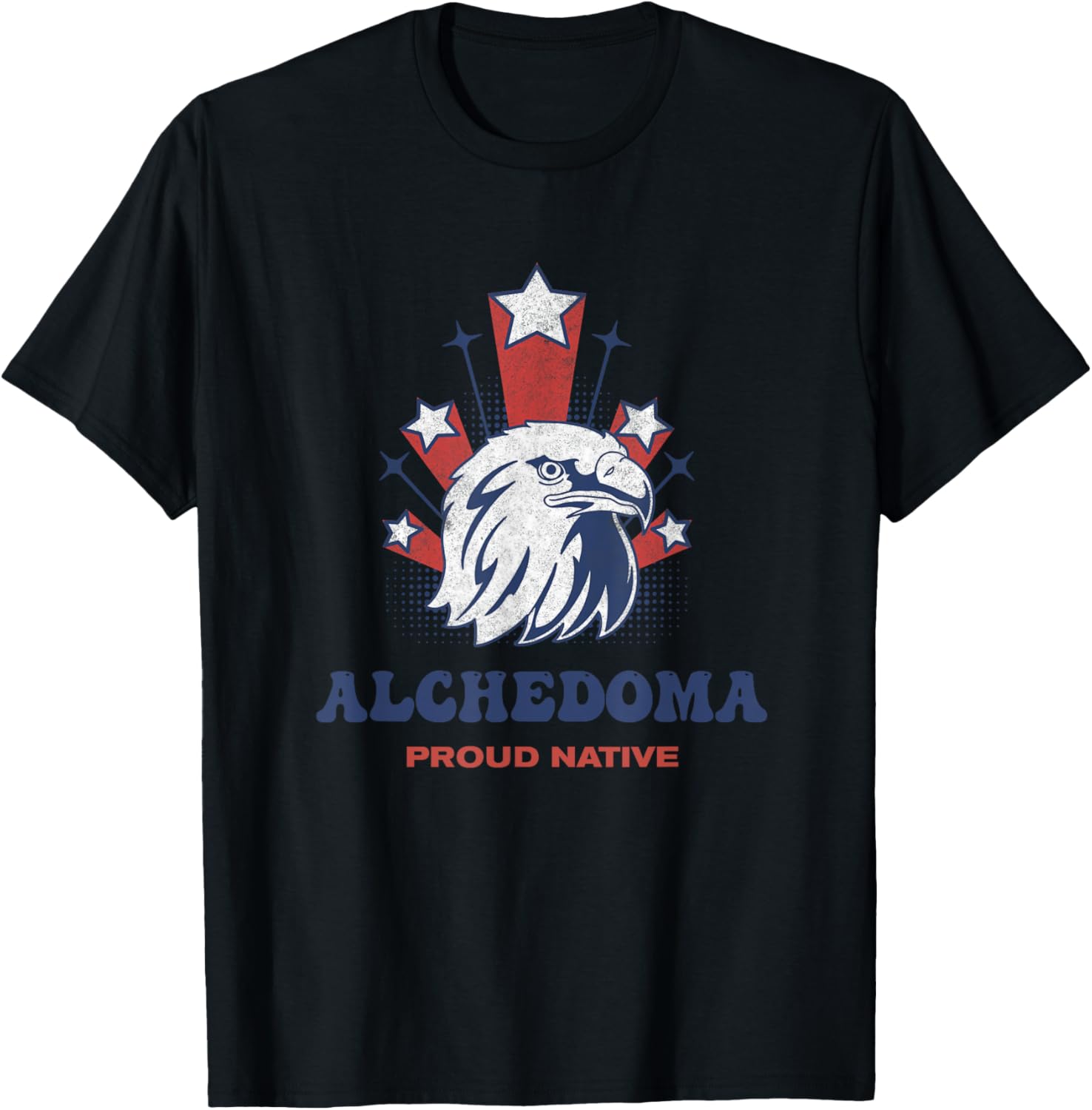 Alchedoma Proud Native Indian Retro Eagle With Stars