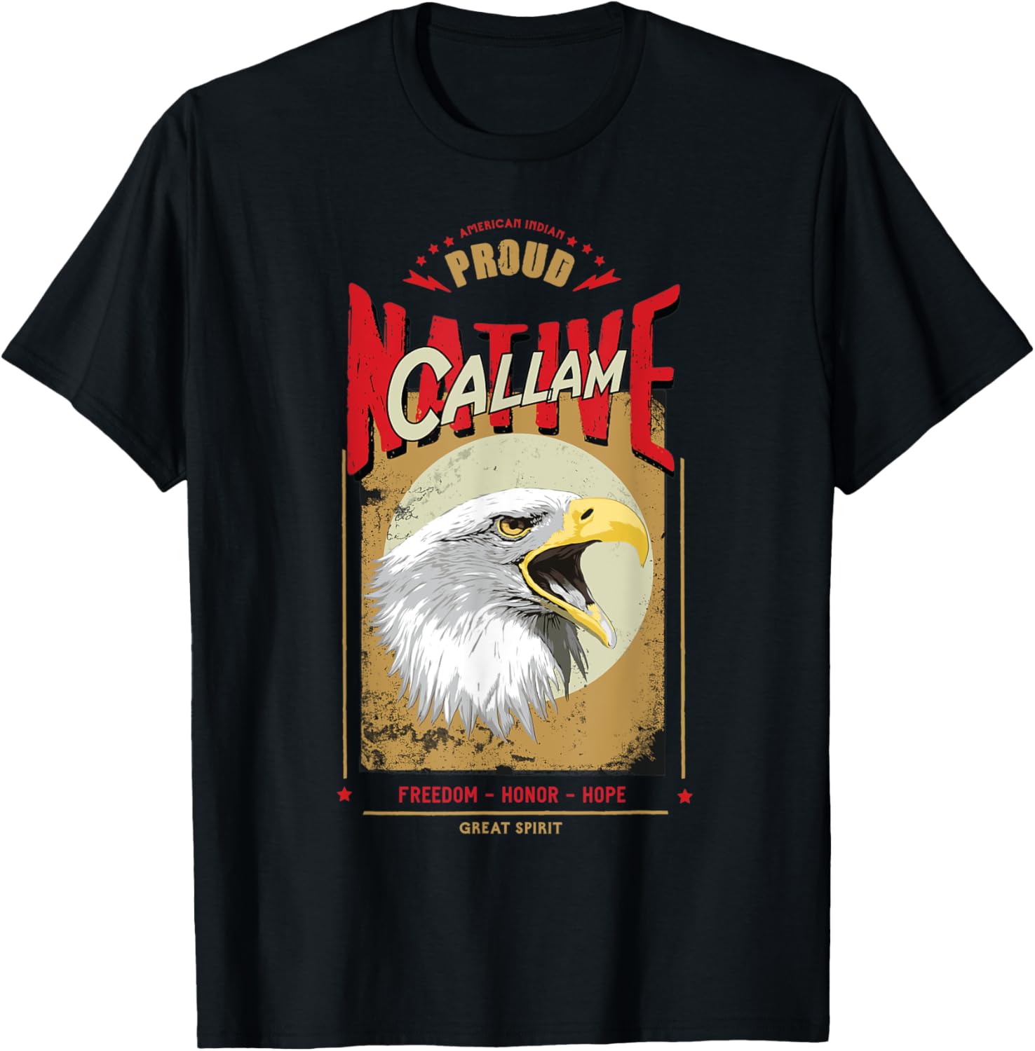 Callam Native American Eagle Spirit Vintage Honor