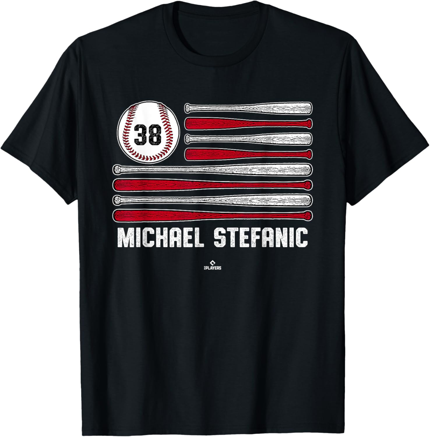 Baseball American Flag Michael Stefanic Los Angeles Baseball