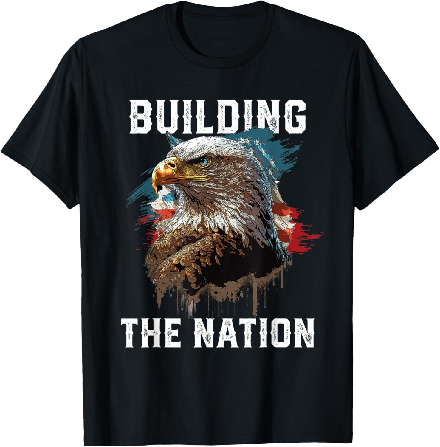 Building the Nation American Bald Eagle America 4th Of July