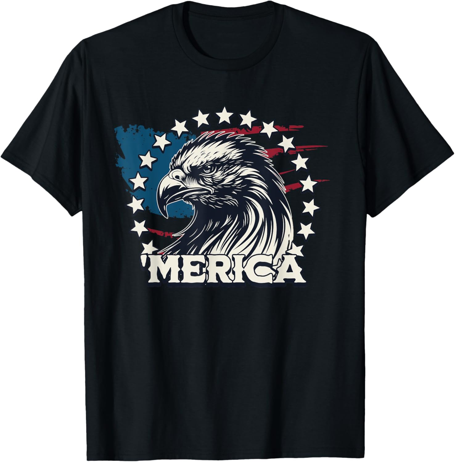 4th Of July Merica Bald Eagle USA Patriotic American Flag
