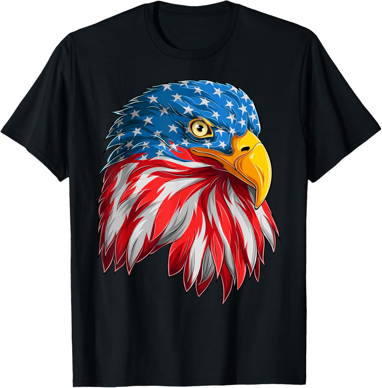 Bald Eagle USA American Flag
