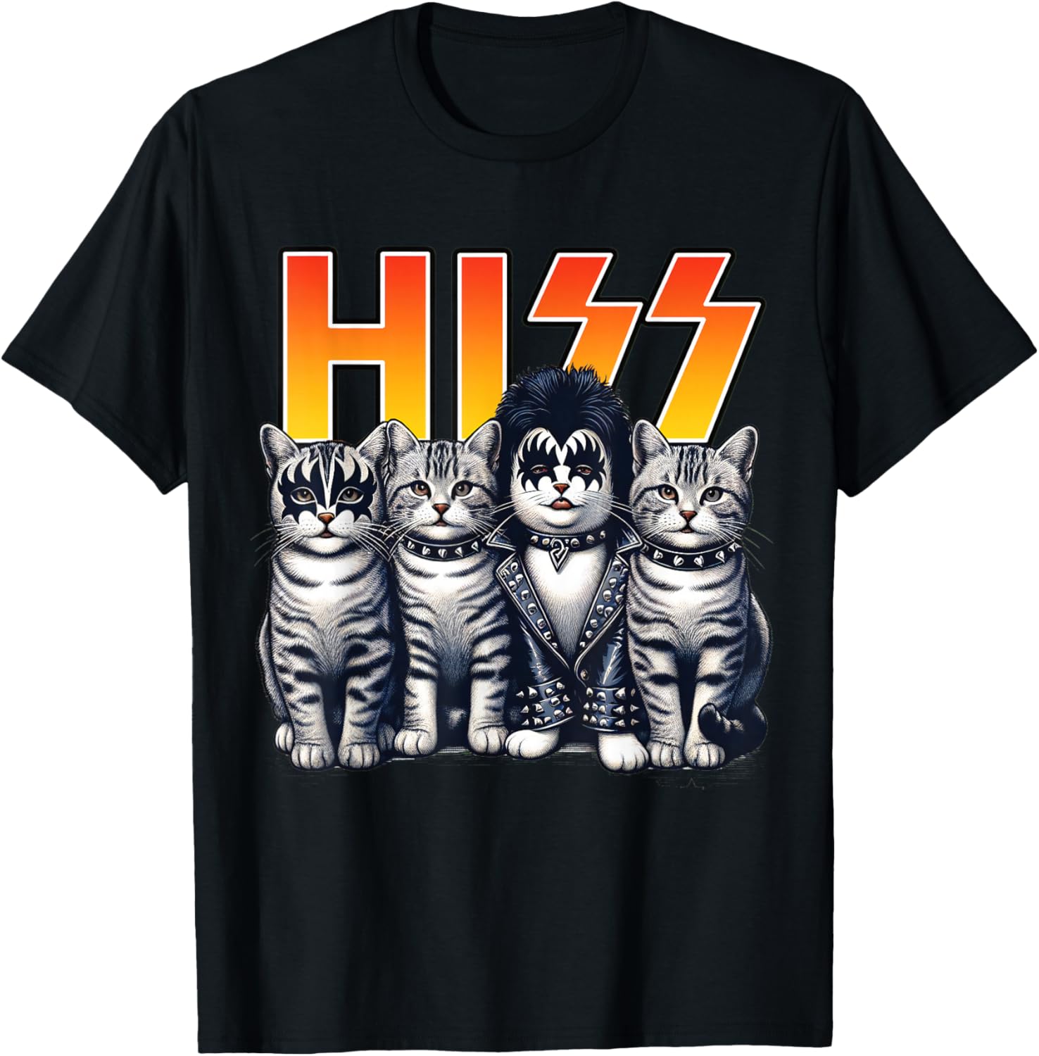 Cute Hiss Cats Rock Kittens Kitty Rocking Music Cat Lovers
