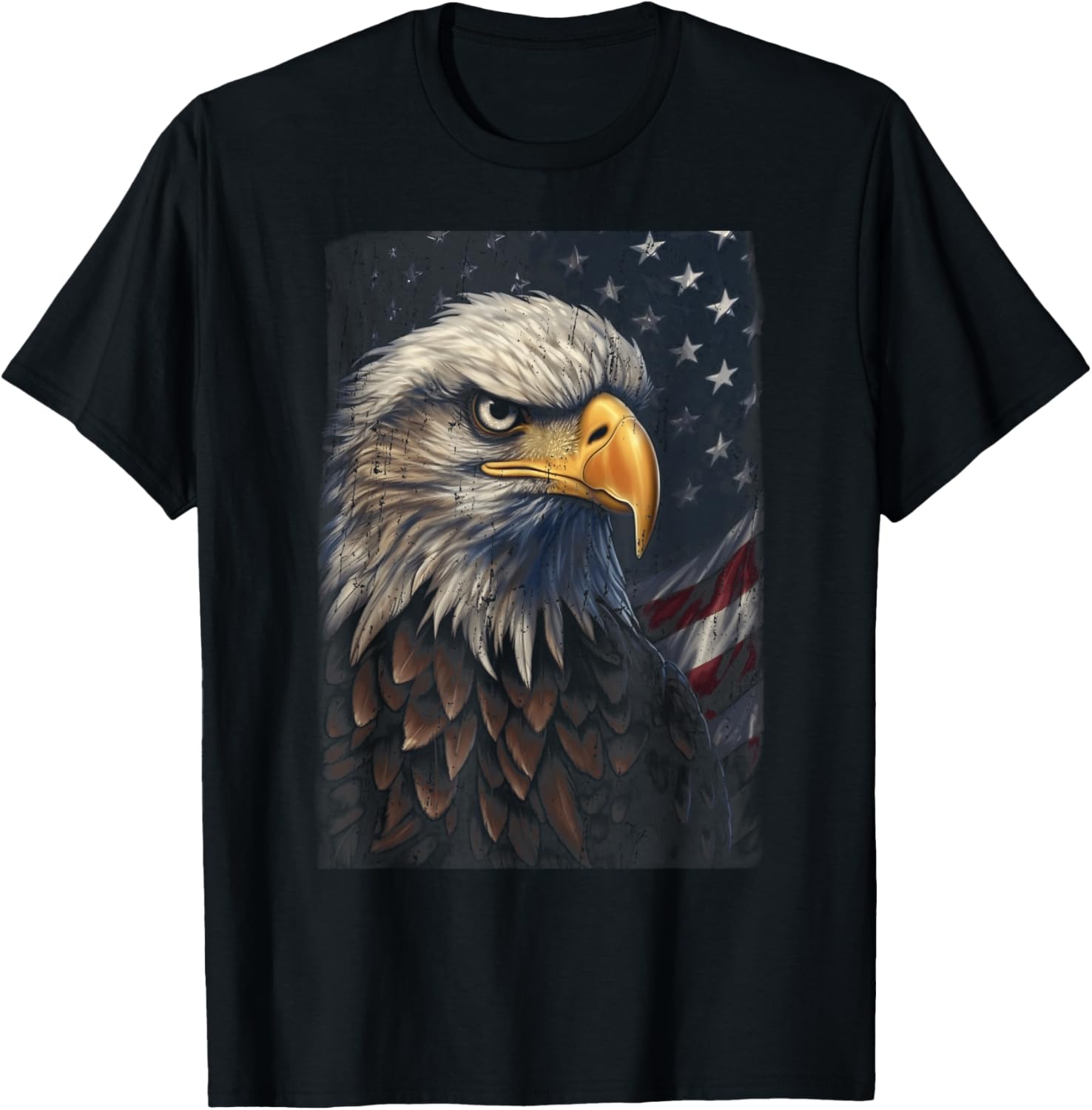 4th Of July Bald Eagle USA American Flag