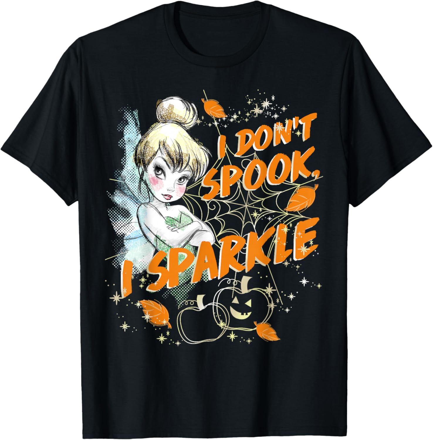 Disney Peter Pan Tinkerbell Halloween Don't Spook I Sparkle