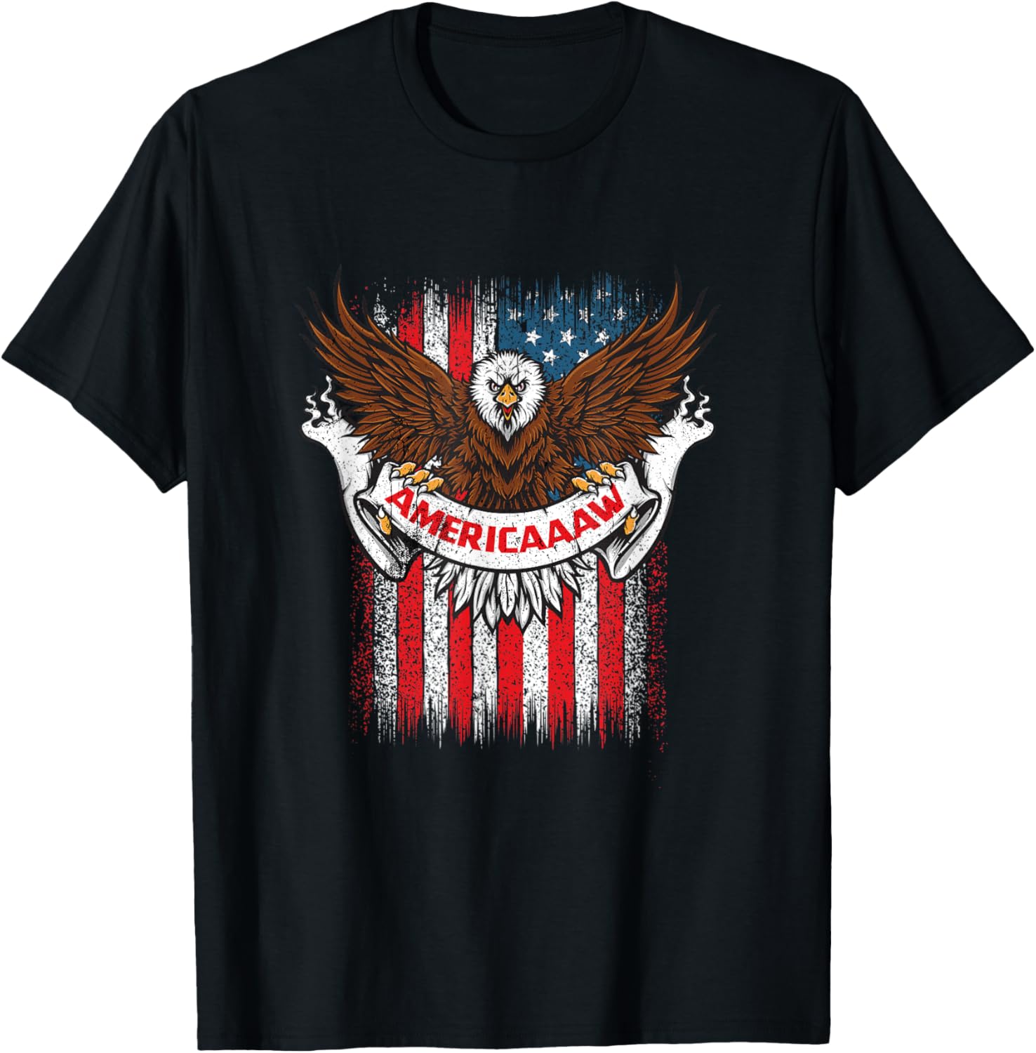 Ameri-caaaw Funny Patriotic Bald Eagle Proud American Humor