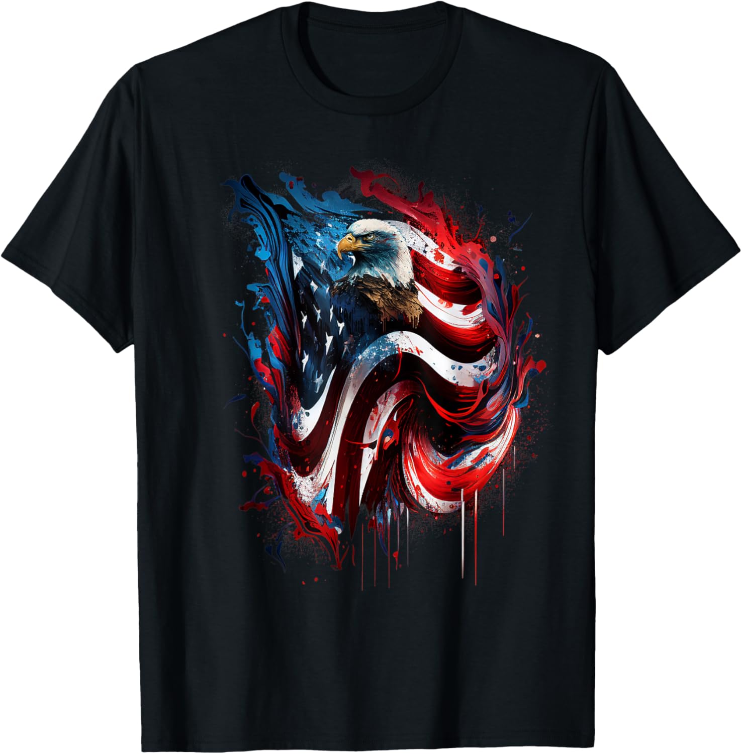 American Bald Eagle Patriotic Graphic