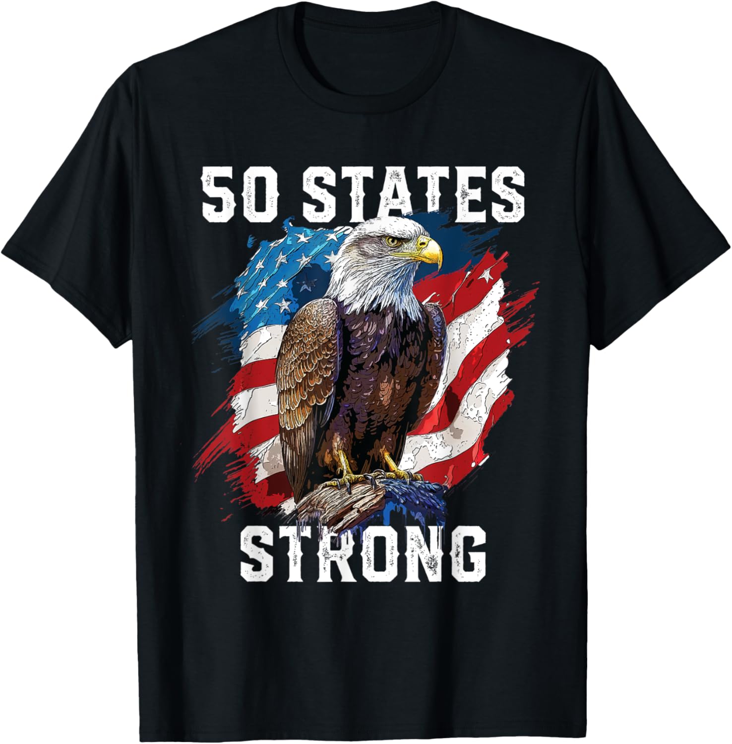 50 States Strong American Bald Eagle America 4th Of July