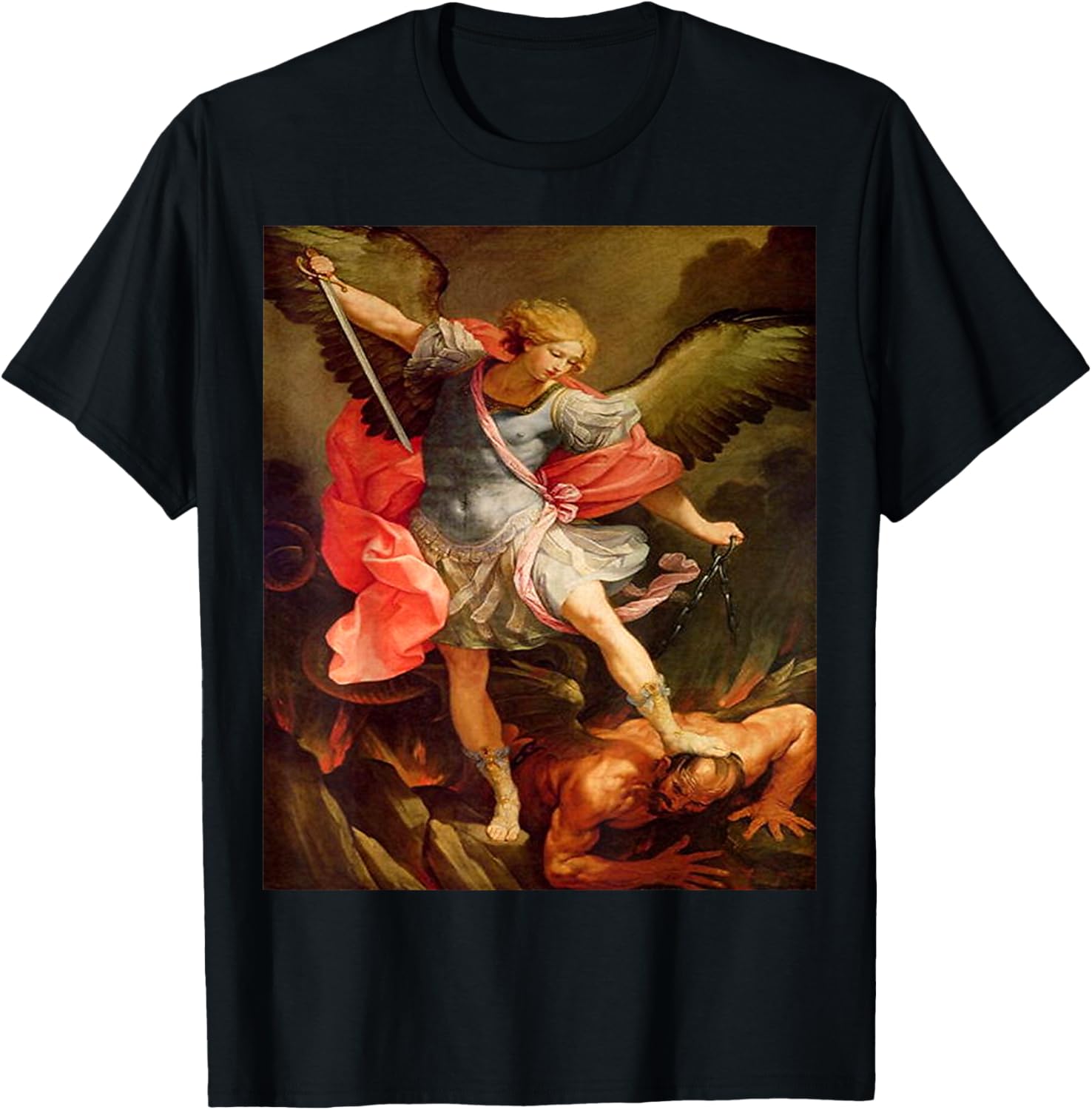 Angels Archangel Michael Defeating Satan Christian Warrior