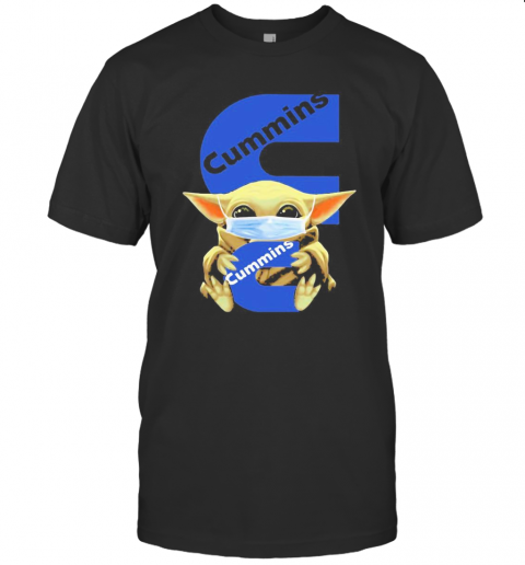 Baby Yoda Face Mask Hug Cummins T Shirt