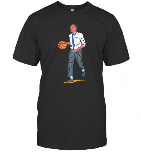 Barack Obama Playing Basketball Art T Shirt