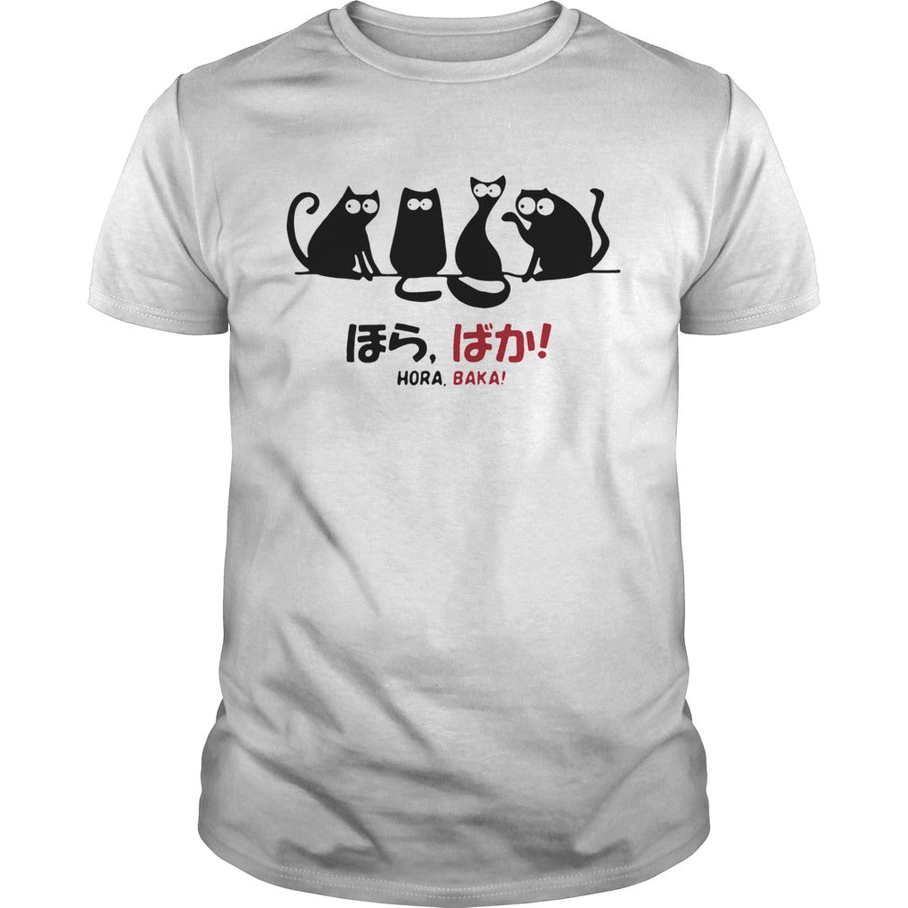 Black cat Hora Bake shirt