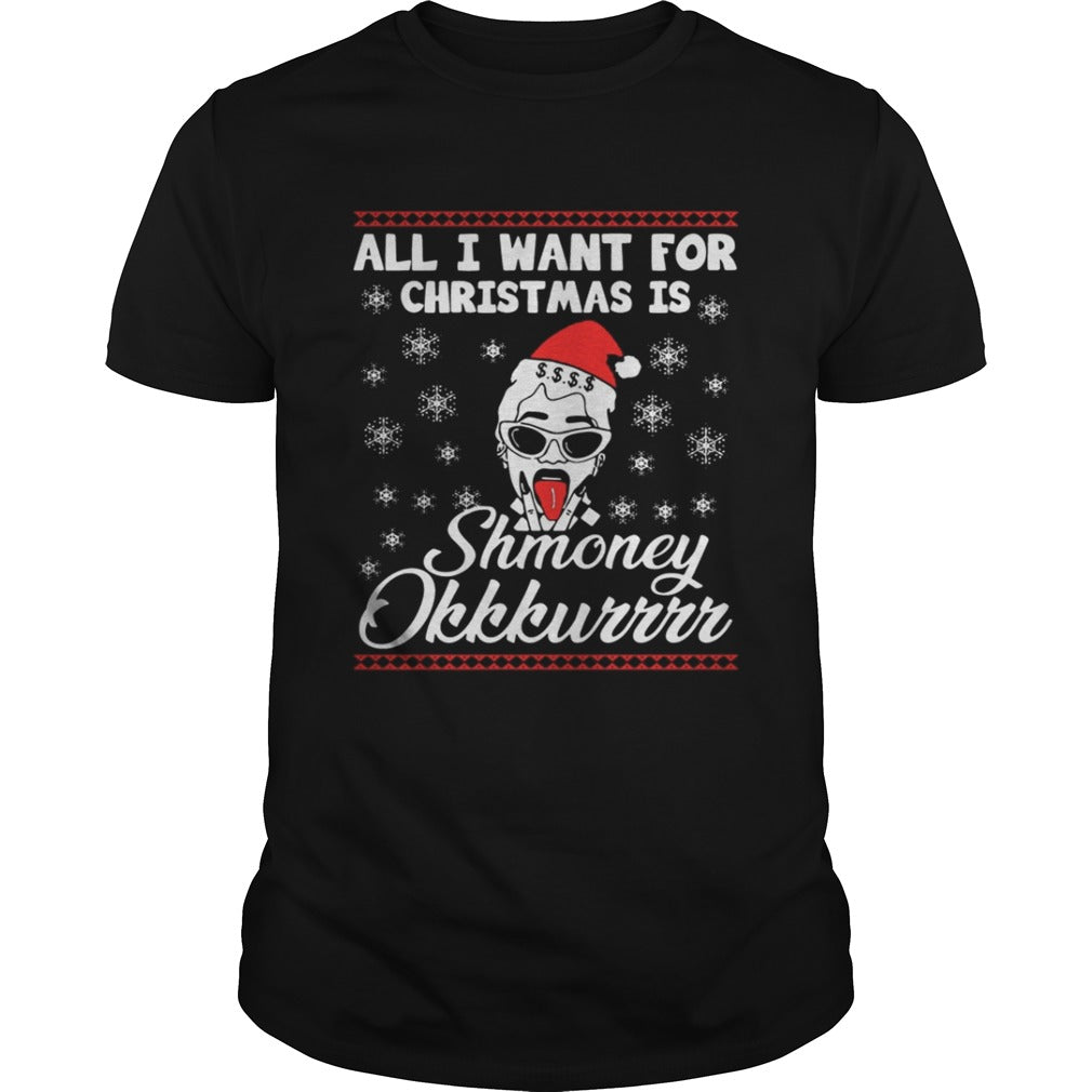 Cardi B All I want for Christmas Shmoney okkkurrrr sweatshirt