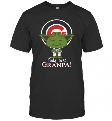 Chicago Cubs Yoda Best Grandpa T Shirt
