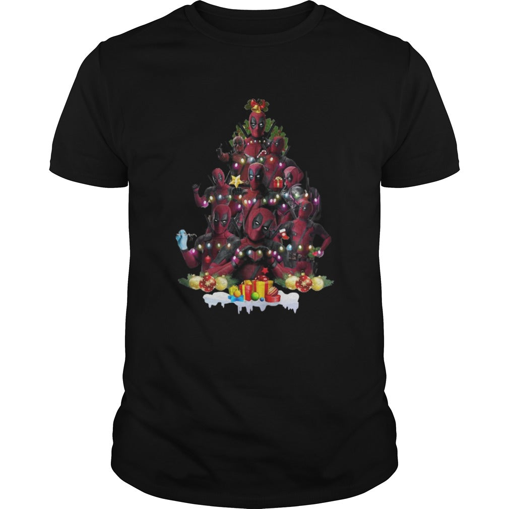 Deadpool Christmas Tree Shirt