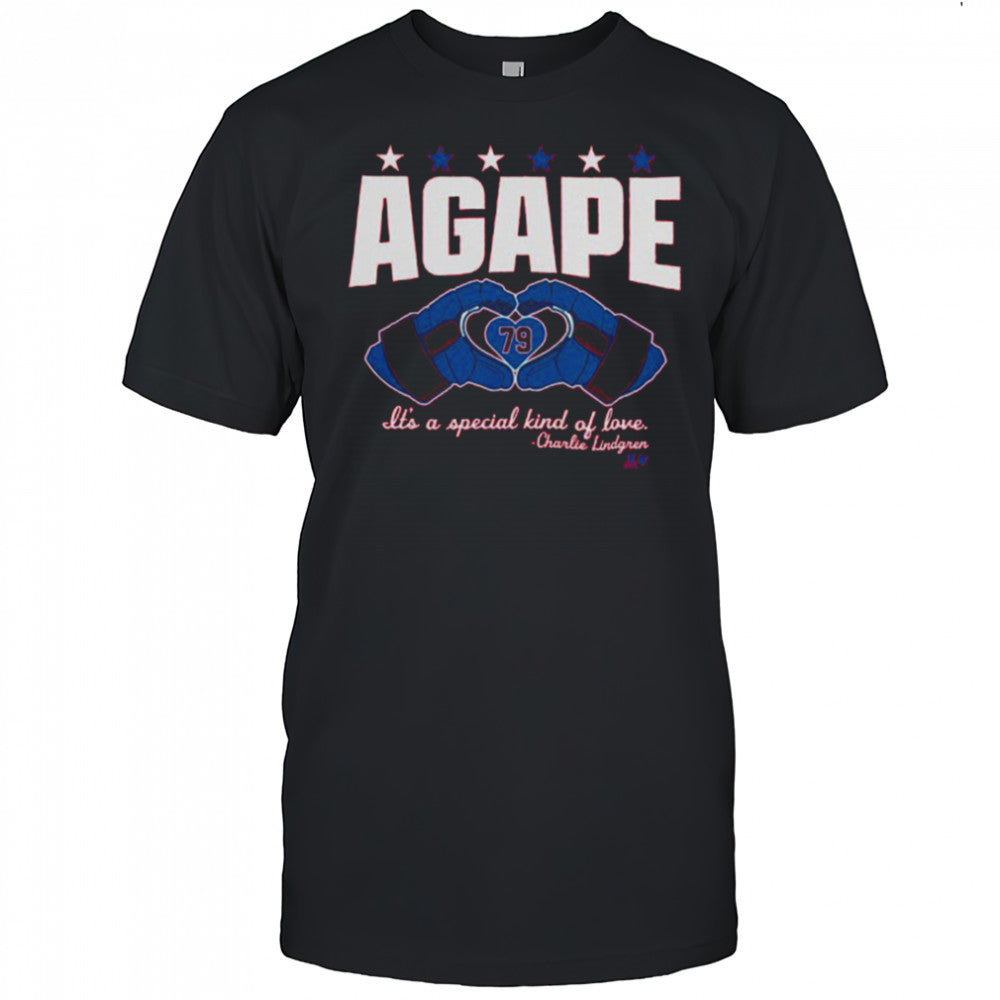 Agape Love Washington Hockey Charlie Lindgren Shirt