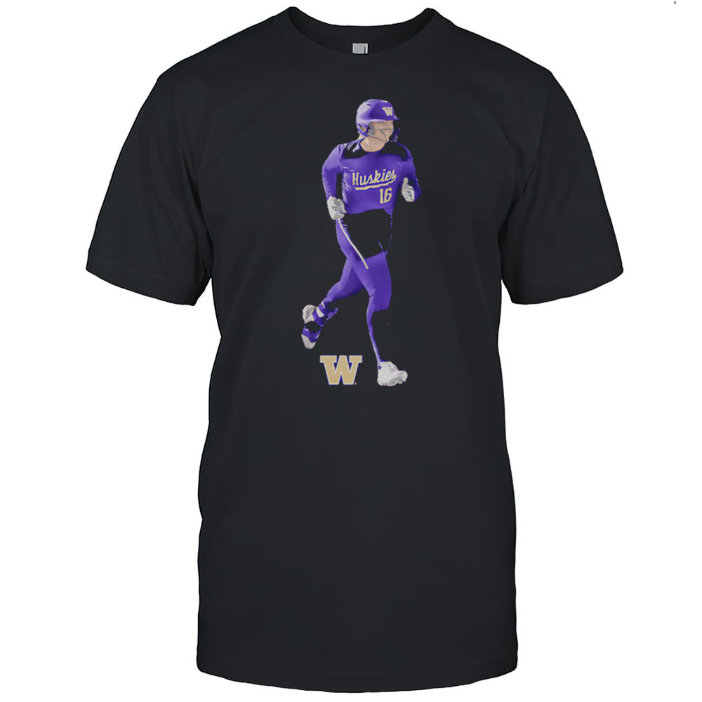 Alexis DeBoer Washington Softball Illustrated Shirt