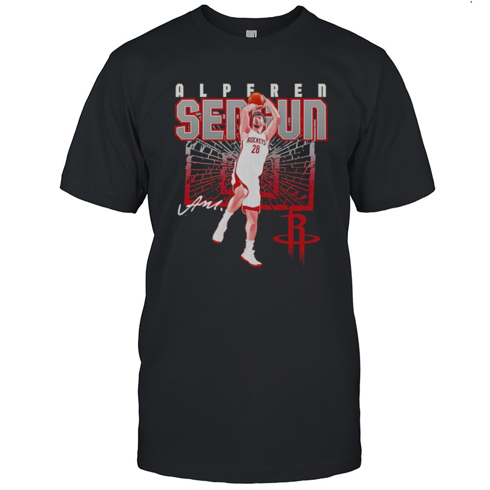 Alperen Sengun Houston Rockets Shattered Shirt
