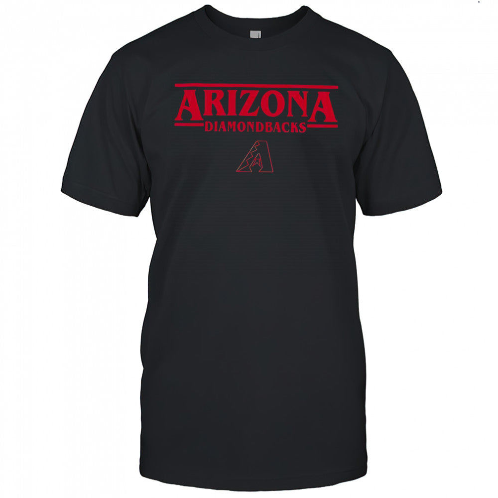 Arizona Diamondbacks X Stranger Things Logo T Shirt