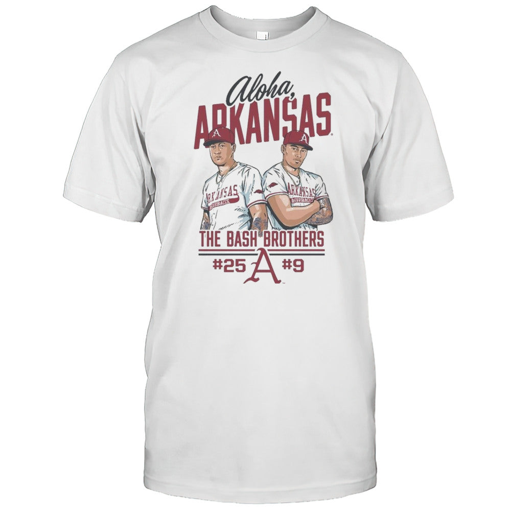 Arkansas Razorbacks Baseball Aloy Arkansas The Bash Brothers NCAA 2025 T shirt