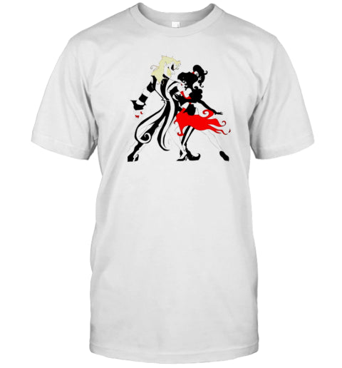 Beetlejuice And Lydia Cuttin&#39; A Rug Halloween T Shirt