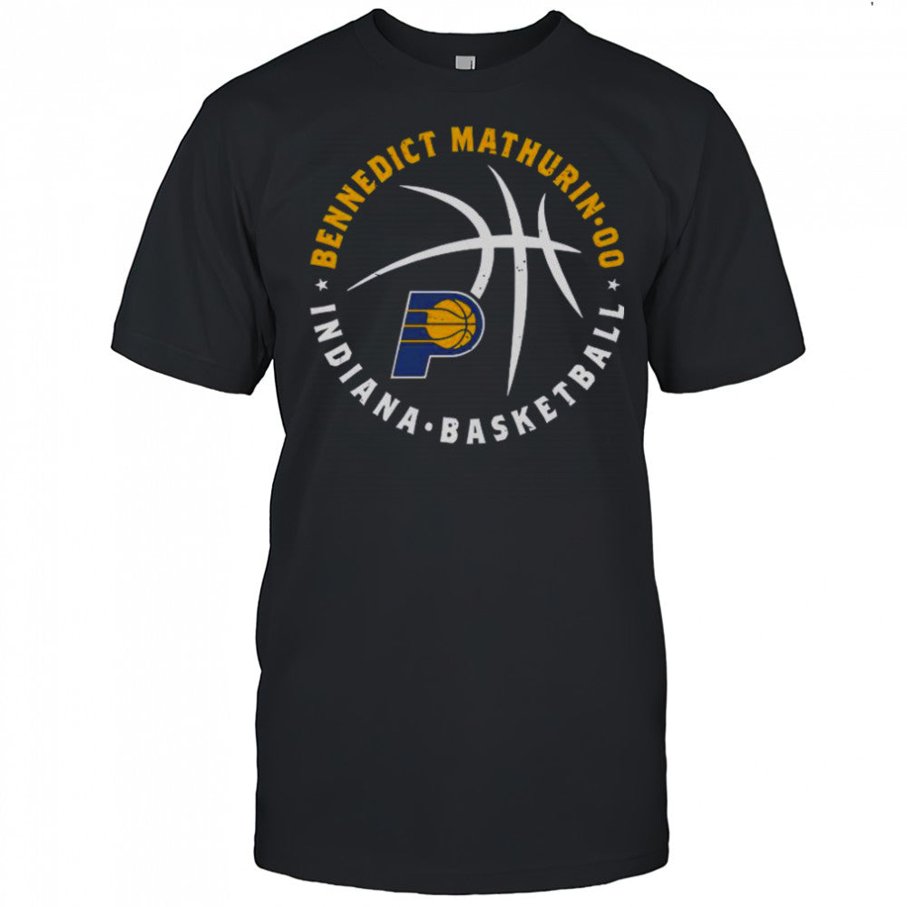 Bennedict Mathurin Indiana Pacers Basketball Player Ball T Shirt