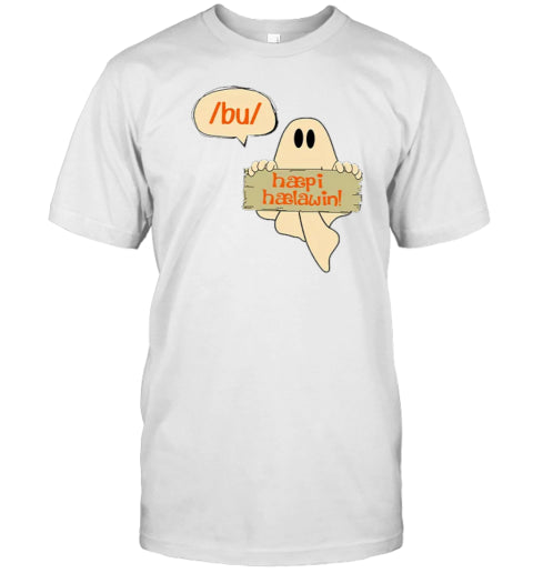 Boo Happy Halloween Teacher T Shirt