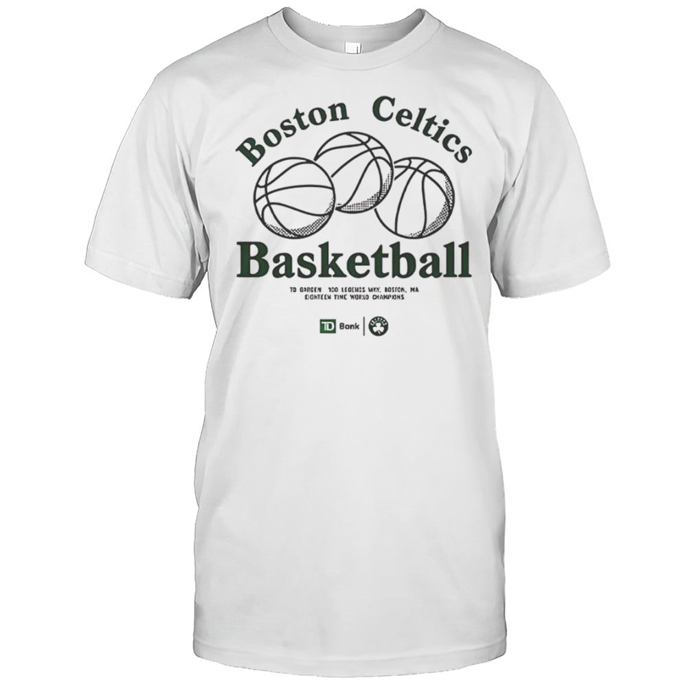 Boston Celtics Basketball Eighteen Time World Champions Shirt