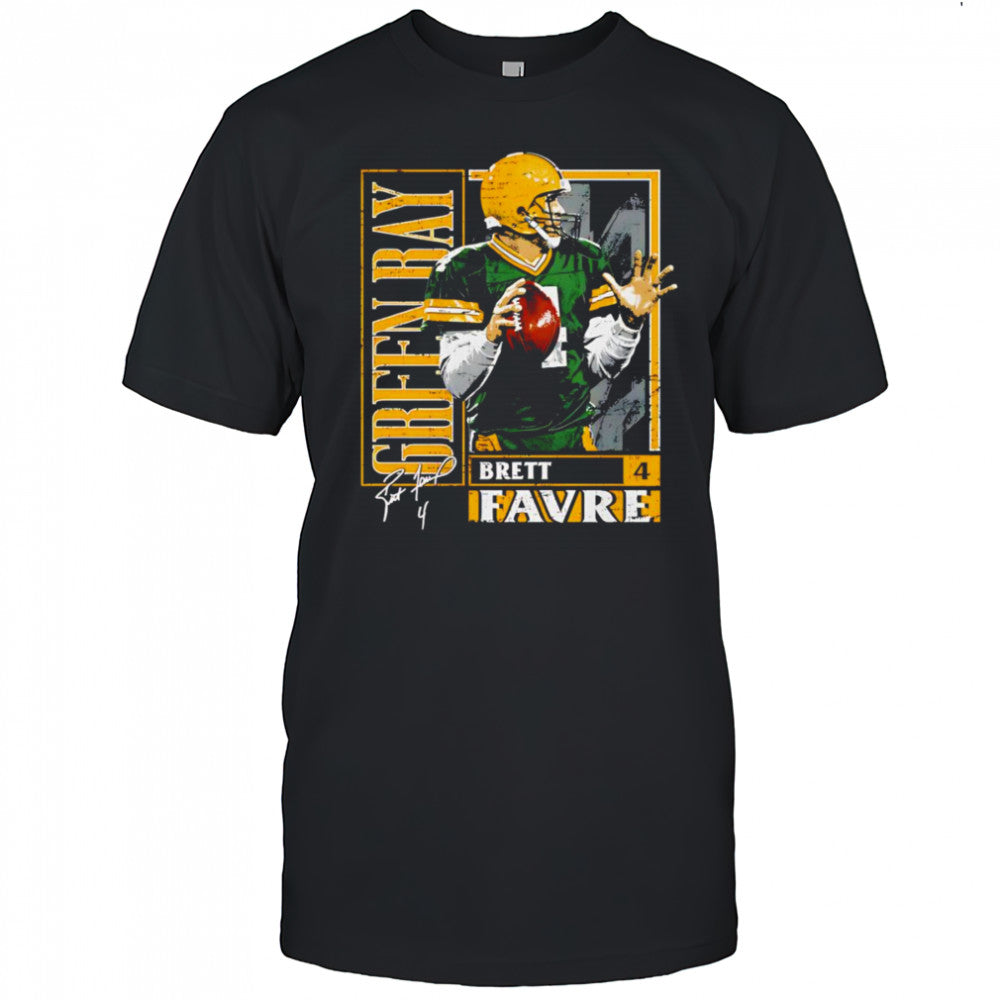 Brett Favre Green Bay card style shirt