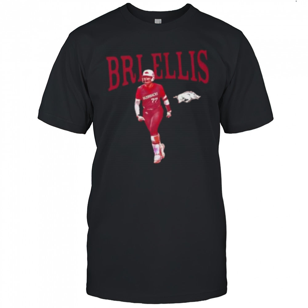 Bri Ellis portrait Arkansas Razorbacks shirt