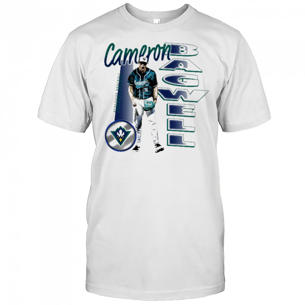 Cameron Bagwell UNC Wilmington Seahawks Baseball NCAA Division I Illustrated t shirt