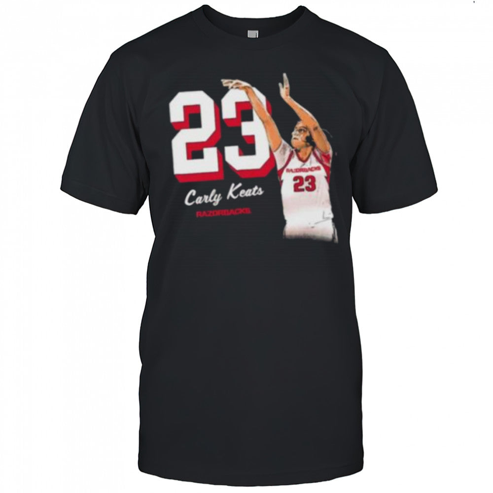Carly Keats lay up Arkansas Razorbacks shirt