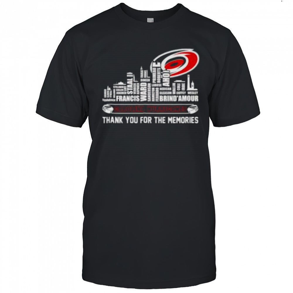 Carolina Hurricanes thank you for the memories shirt