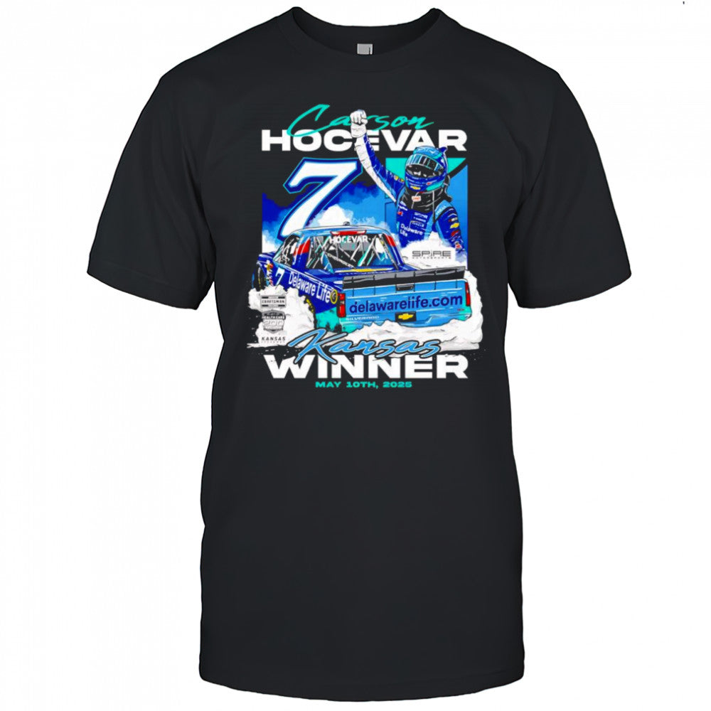 Carson Hocevar Kansas winner shirt
