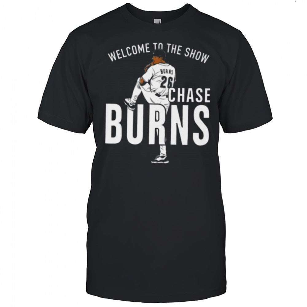 Chase Burns Welcome to the Show Cincinnati Baseball Shirt