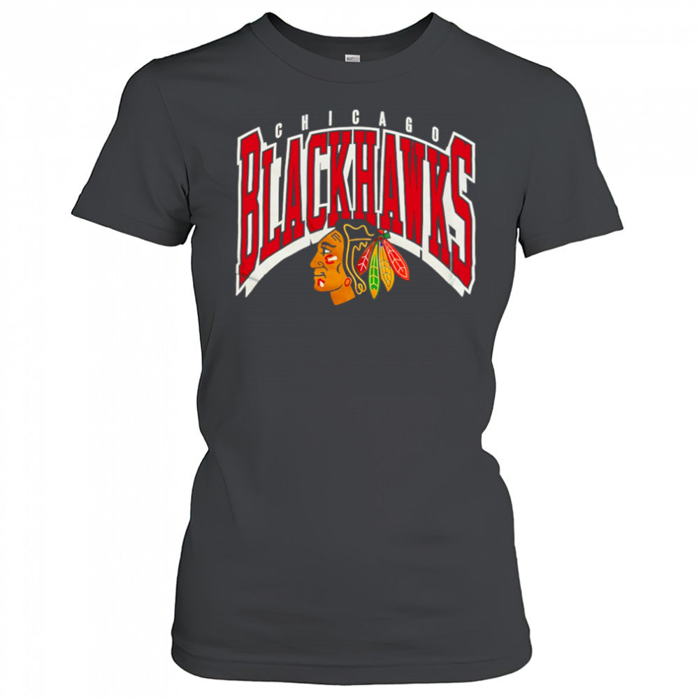 Chicago Blackhawks arc letters logo shirt