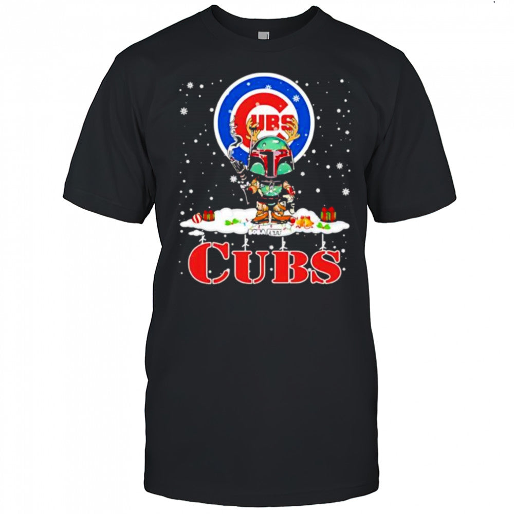 Chicago Cubs Boba Fett Star Wars Christmas shirt