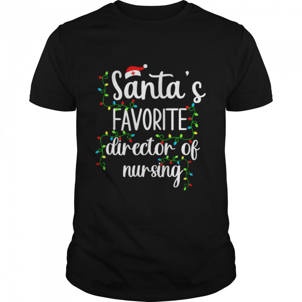 Christmas Cool Santa Director of Nursing shirt