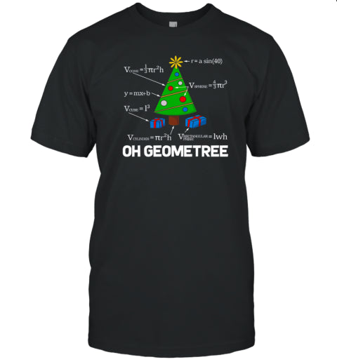 Christmas Oh Geometree T Shirt